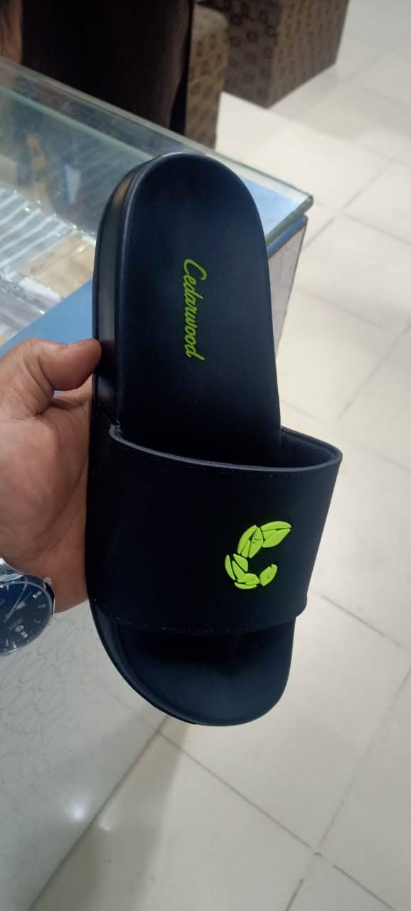 Cedarwood black slides