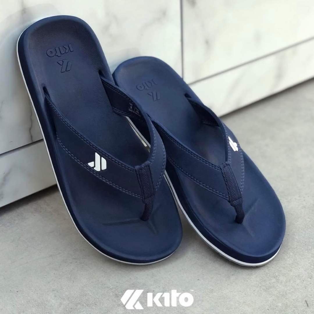 Kito navy flip-flops