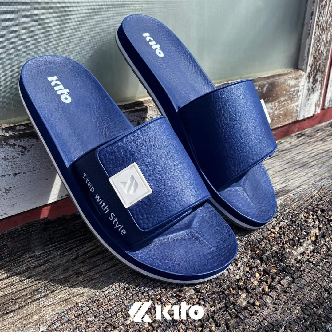 Kito navy slide pair — Step with Style