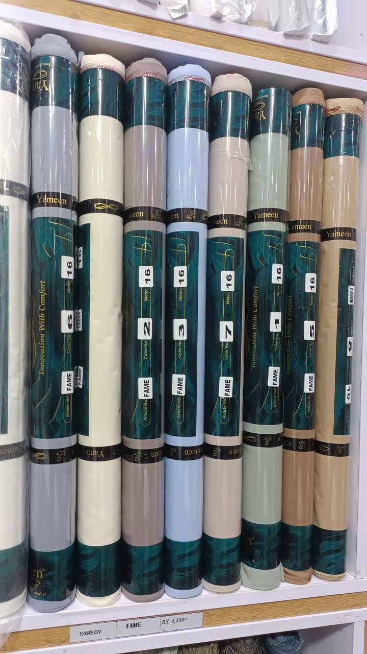 Yameen Fame premium fabric collection